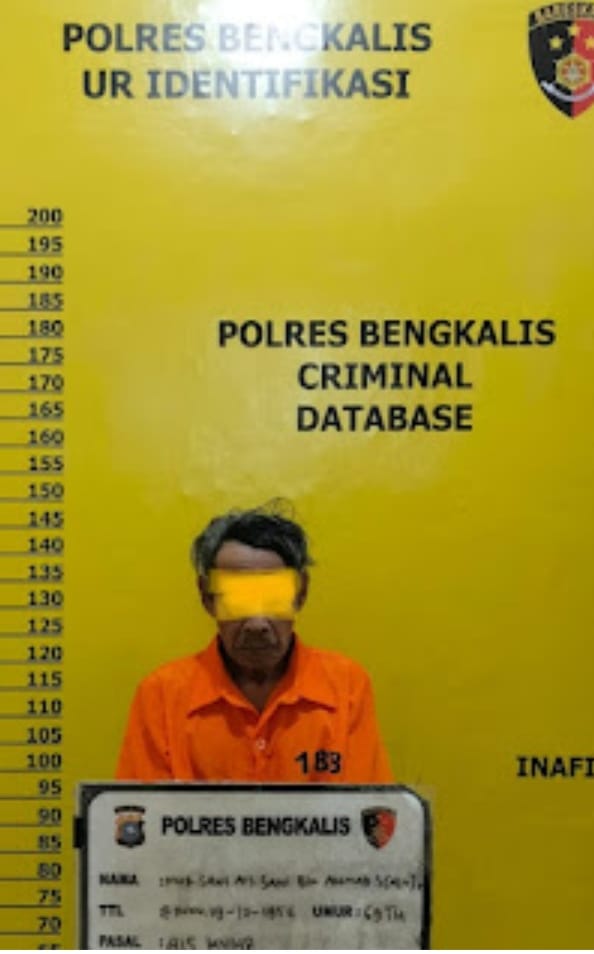 Polres Bengkalis Ringkus Terduga Pelaku Kekerasan Seksual terhadap Anak di Pematang Duku